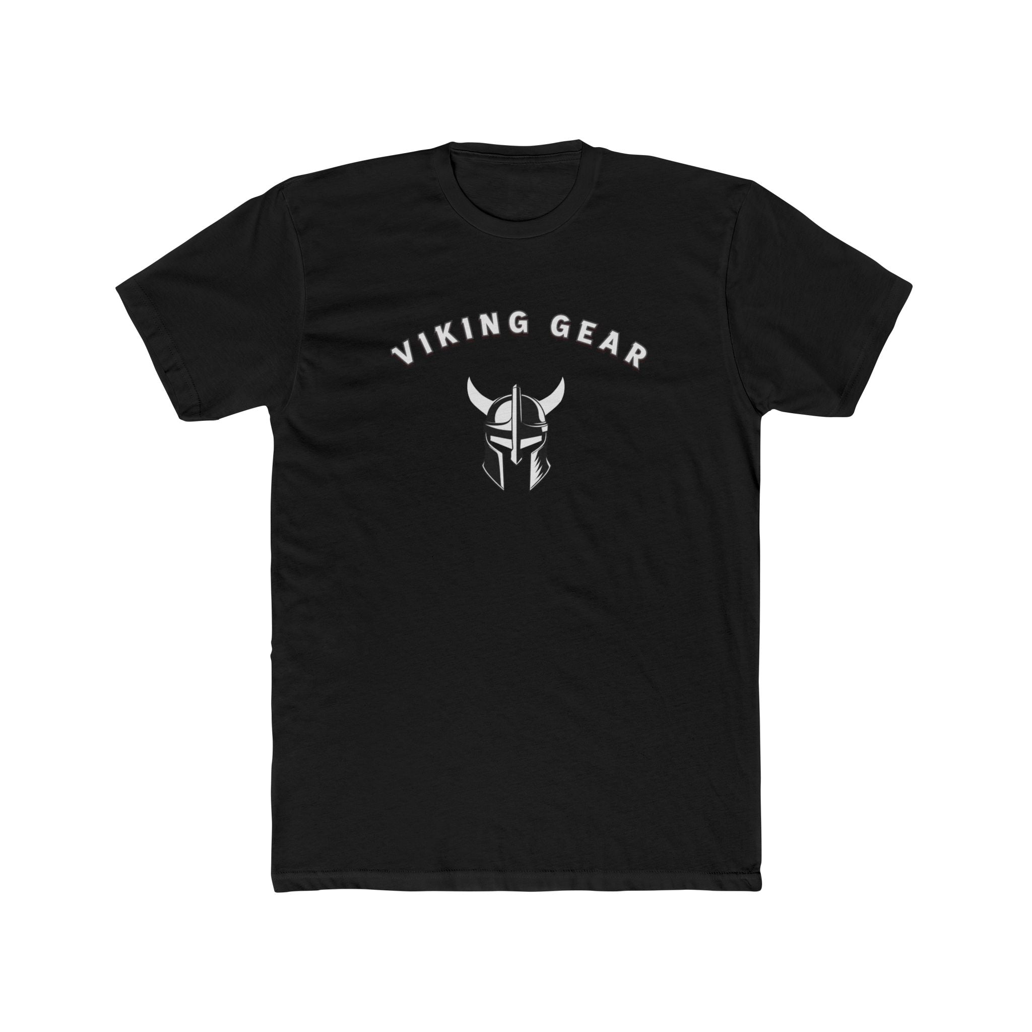 Viking Gear T-Shirt — Viking Helmet Graphic Crew Tee
