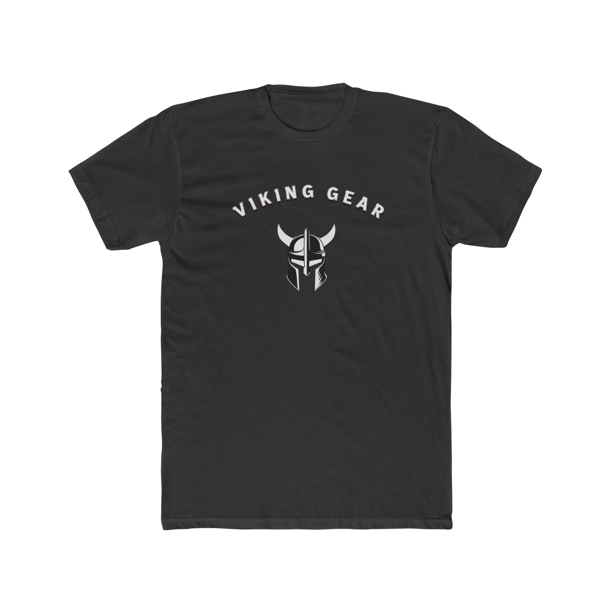 Viking Gear T-Shirt — Viking Helmet Graphic Crew Tee